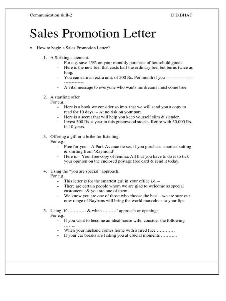Sales Promotion | PDF