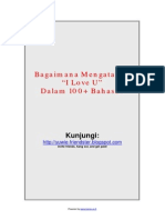 Bahasa Cinta