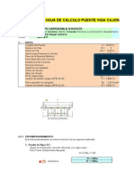 Diseño Puente Ivochote (Viga Cajon 30 ML.)