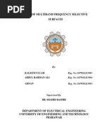 Design Multiband FSS using a unique method 