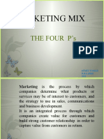 Marketing Mix: The Four P'S