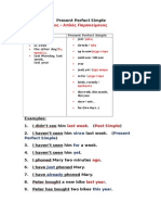 Past Simple and Present Perfect Simple