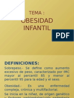 Obesidad Infantil