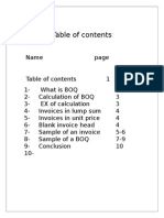 BOQ Report