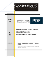 O Numero de Ouro e Suas Manifestacoes Na Natureza e Na Arte