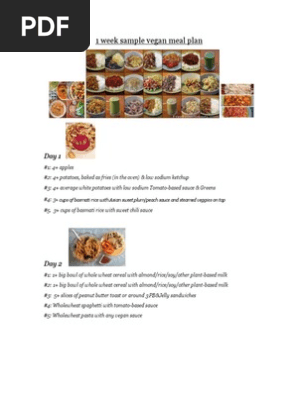 1 Week Sample Vegan Meal Plan And Other Informations About Veganism Veganism Vitamin B12