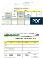 Horario Ing. Civil 2015-II