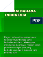 Ragam Bahasa Indonesia