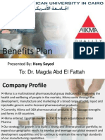 To: Dr. Magda Abd El Fattah: Benefits Plan
