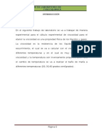 Determinación de la viscosidad del etanol a diferentes temperaturas mediante viscosímetro de Ostwald