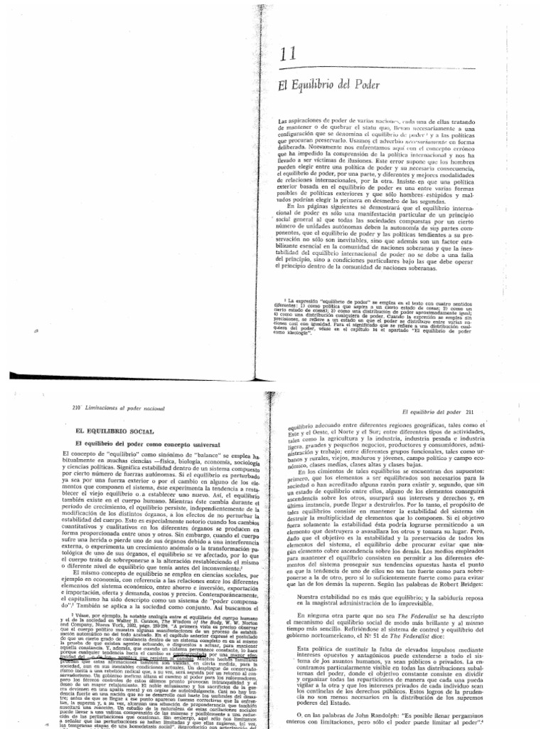 La Política Entre Naciones Hans J. PDF