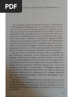 Disputar La Democracia Inicio