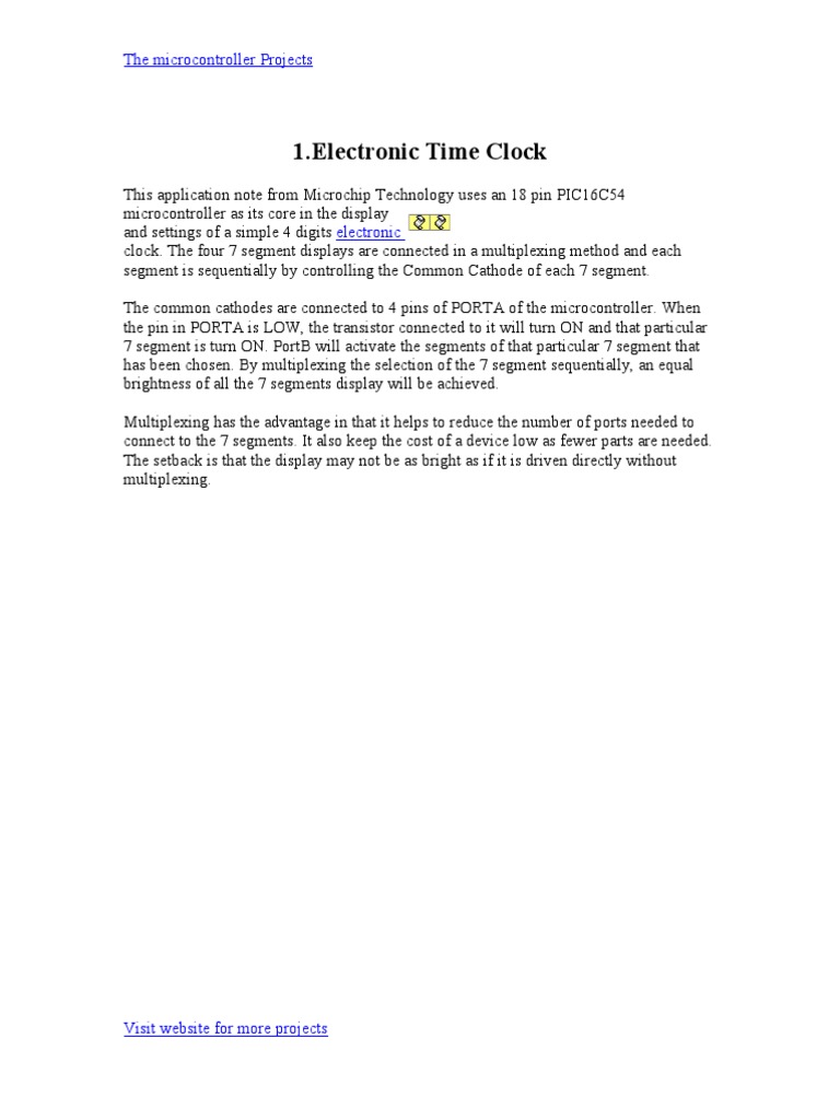 Microcontroller Mini Projects | PDF | Microcontroller | Transmitter