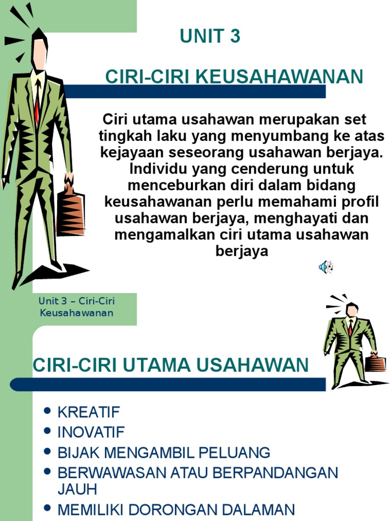 Unit 3 Ciri Ciri Keusahawanan Pdf