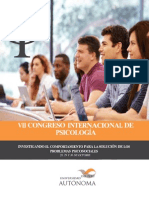 Programa VII Congreso Internacional Universidad Autónoma del Perú