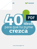 40 Ideas Para Que Tu Pyme Crezca