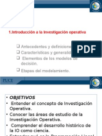1.introducción A La Investigación Operativa