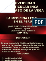 Medicina Legal en El Peru