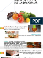 Diccionario de Cocina, Glosario Gastronómico