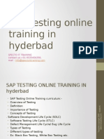 SAP TESTING Online Training in Ameerpet,Hyderbad,Usa&Uk