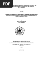 Download Elvera Mayasari-An Analysis of Error in Pronouncing English Vowel at The by Nurmeida Urwani SN287021562 doc pdf