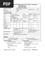 S.K.U College of Engineering & Technology, Anantapur: Curriculum Vitae'