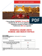 Oferta Generala UAE, Dubai& UAE Beach Hotels 2015-2016