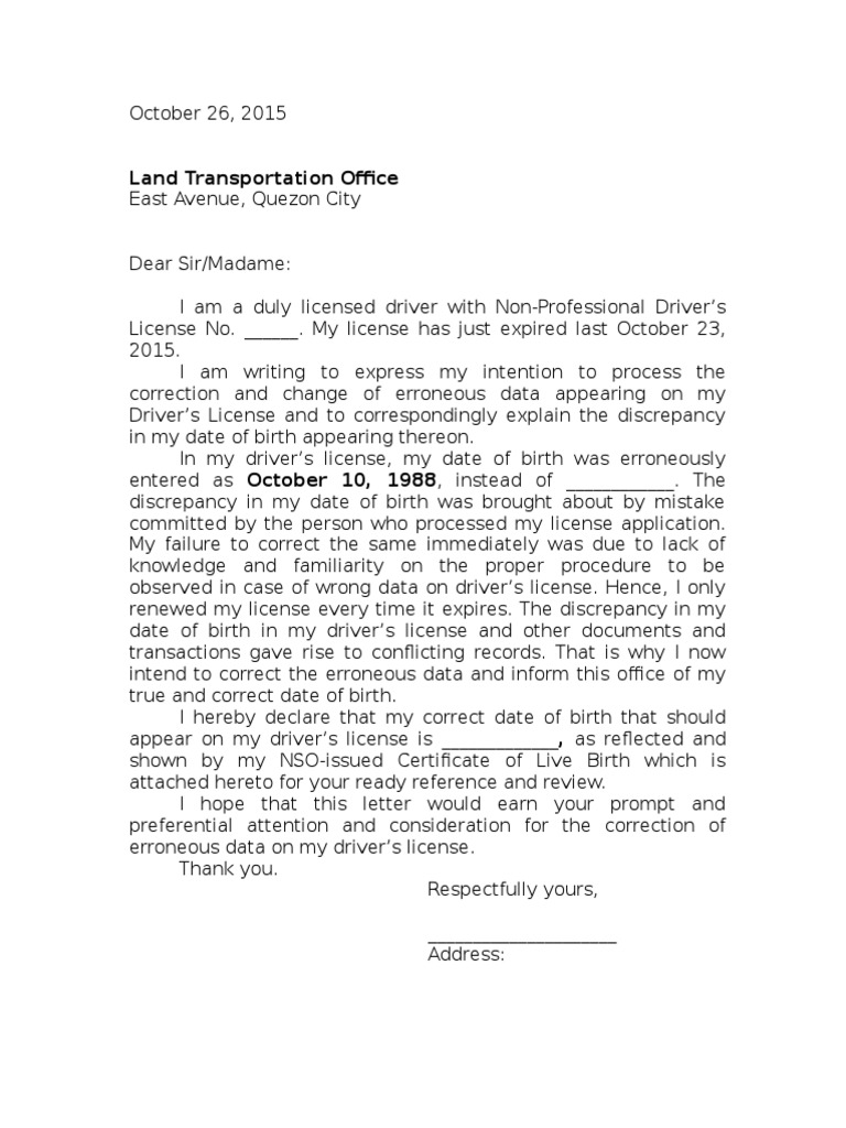 Letter To Lto PDF Business