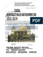 Proposal Permohonan Dana Phbi Maulid Nabi Muhammad Saw Almukhlashin