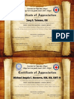 BDNC Trainer Certificates