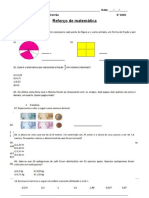 Reforço Matematica 6 Ano