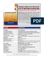 How to Say It Better in English Phrase Guide Booklet