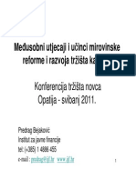Bejakovic - Međudjelovanje Mirovinske Reforme I Razvoja Tržišta Kapitala