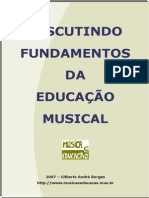 Fundamentos Da Educação Musical - Gilberto Borges