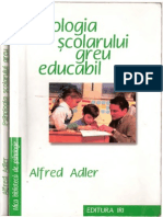 Adler Alfred Psihologia Scolarului Greu Educabil