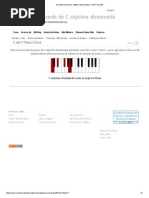 Acordes Piano de C Séptima Disminuida_ C Dim7 Acordes