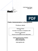 Public Administration in Bangladesh