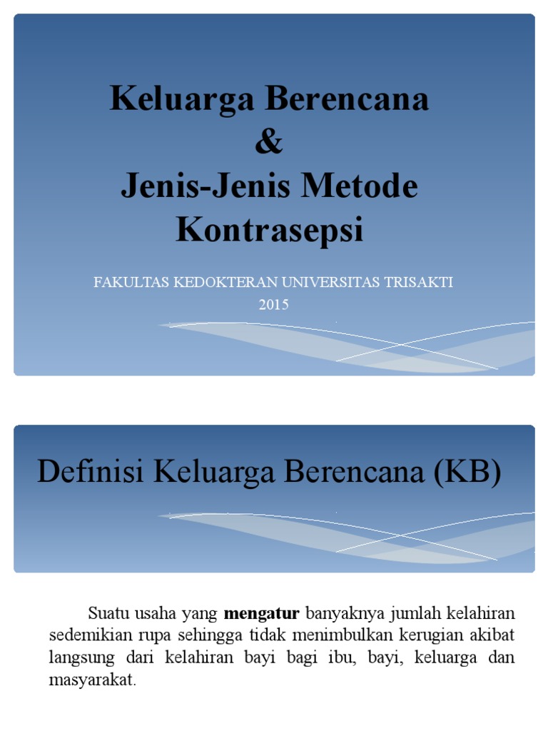 Penyuluhan KB Ikm | PDF