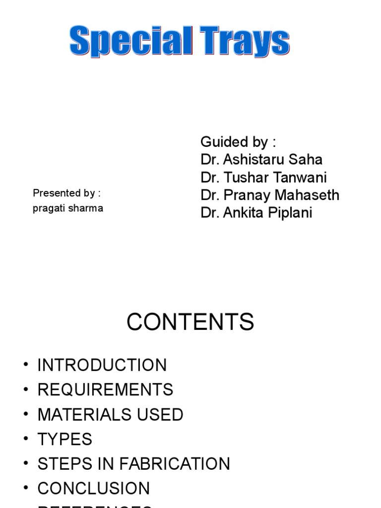 Special Tray PDF Nature