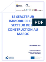 Le Secteur Immobilier Et Le Secteur de La Construction Au Maroc PDF