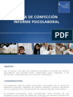 Pauta Confeccion Informe Psicolaboral en Chile