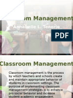 Annabelle L. Tenorio: Classroom Management