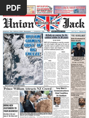 Union Jack News February 10 Pdf Tony Blair Retail