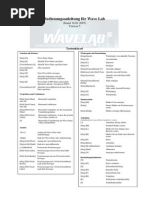 Bedienungsanleitung Für WaveLab 6