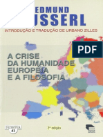 Husserl - Crise Da Humanidade