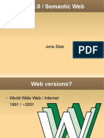 Web 3.0 / Semantic Web: Joris Slob