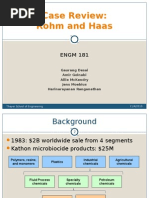 rohm and haas new product marketing strategy case analysis