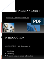 Accounting Standard-7: Construction Contracts