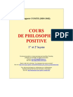 Comte, Auguste - Cours de Philosophie Positive 1 & 2 (Uqac)