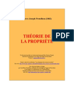 Proudhon,Pierre-Joseph - Théorie de la propriété